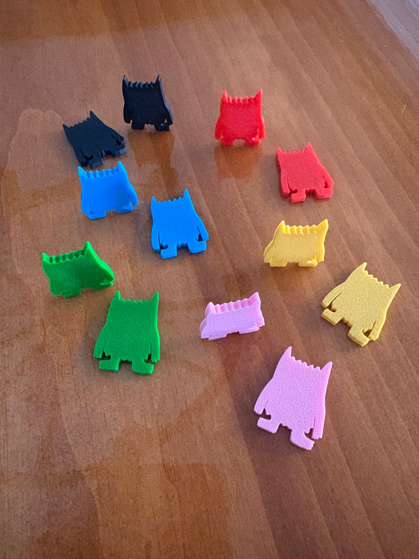 Ensemble (7 pcs) de monstres pour pâte à modeler