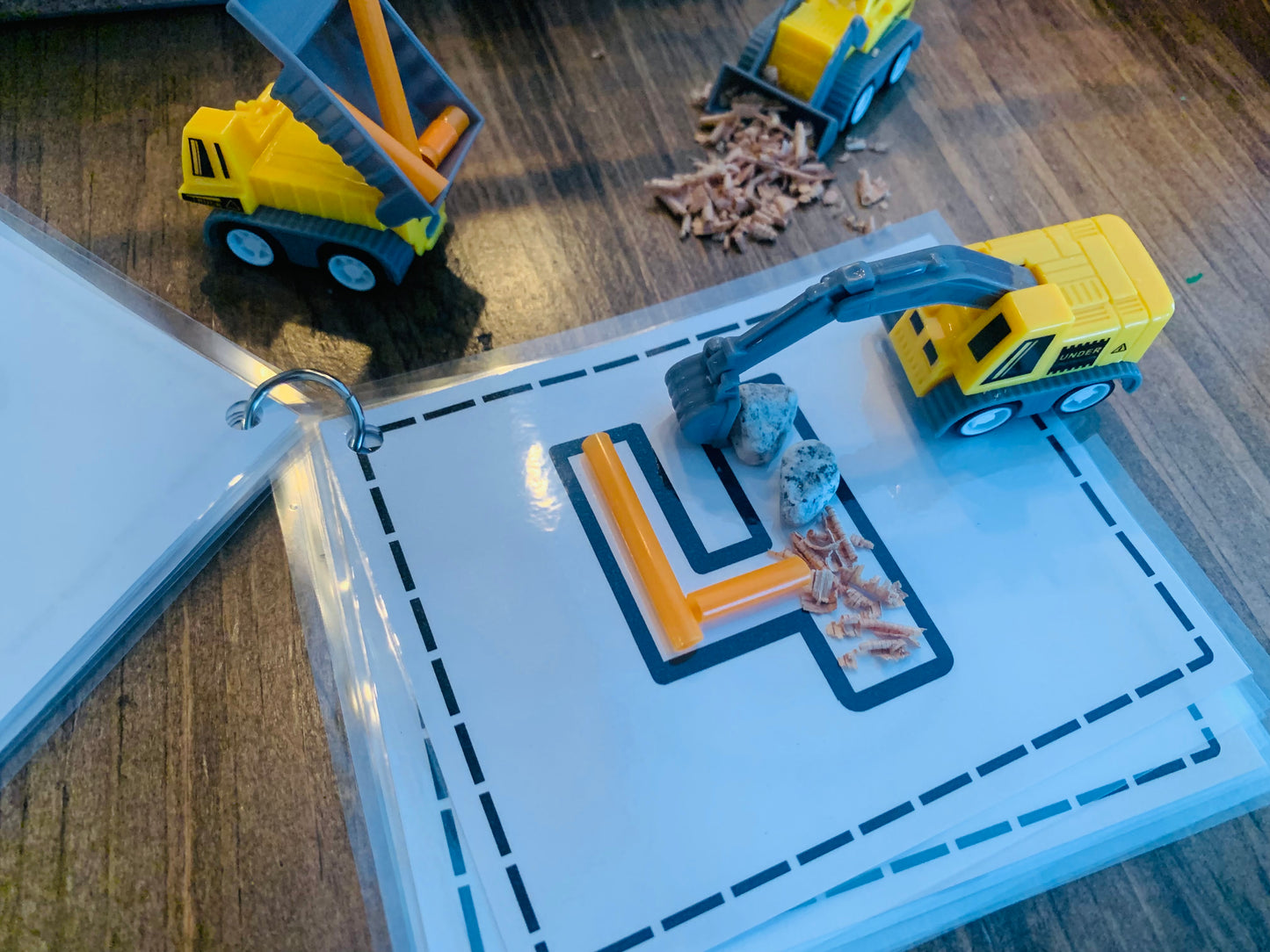 Bac sensoriel : La construction