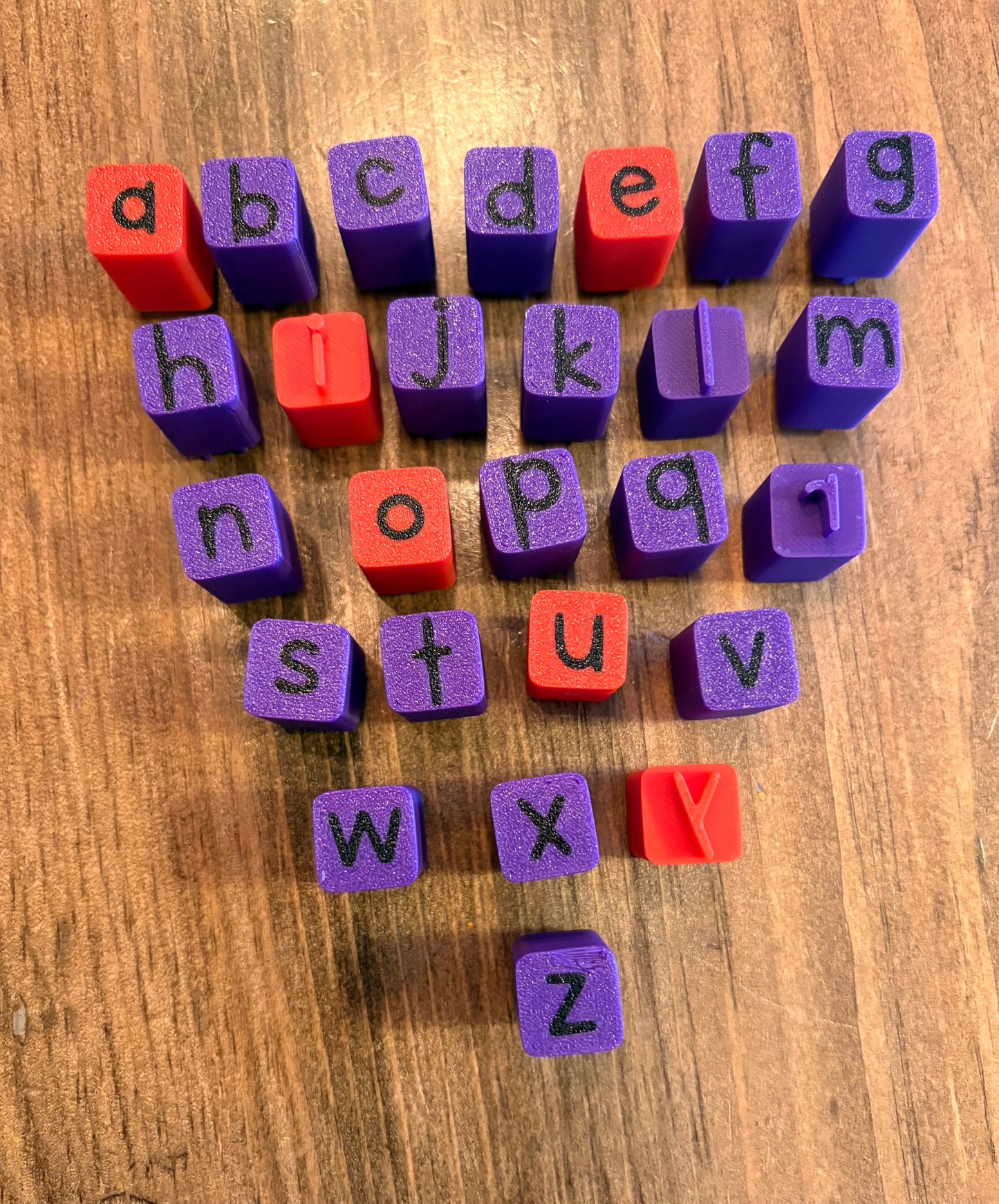 Alphabet pour pâte à modeler