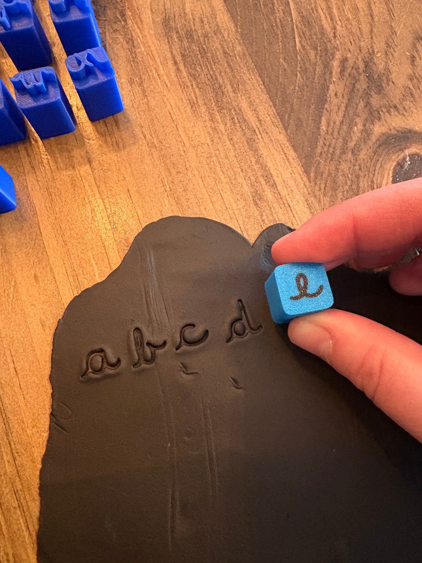 Alphabet pour pâte à modeler