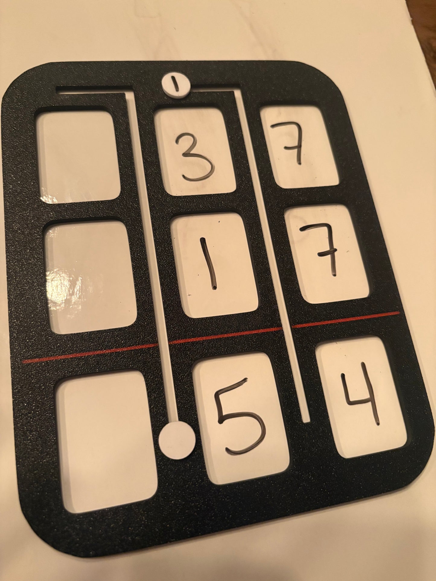 Gabarit pour équations avec retenue