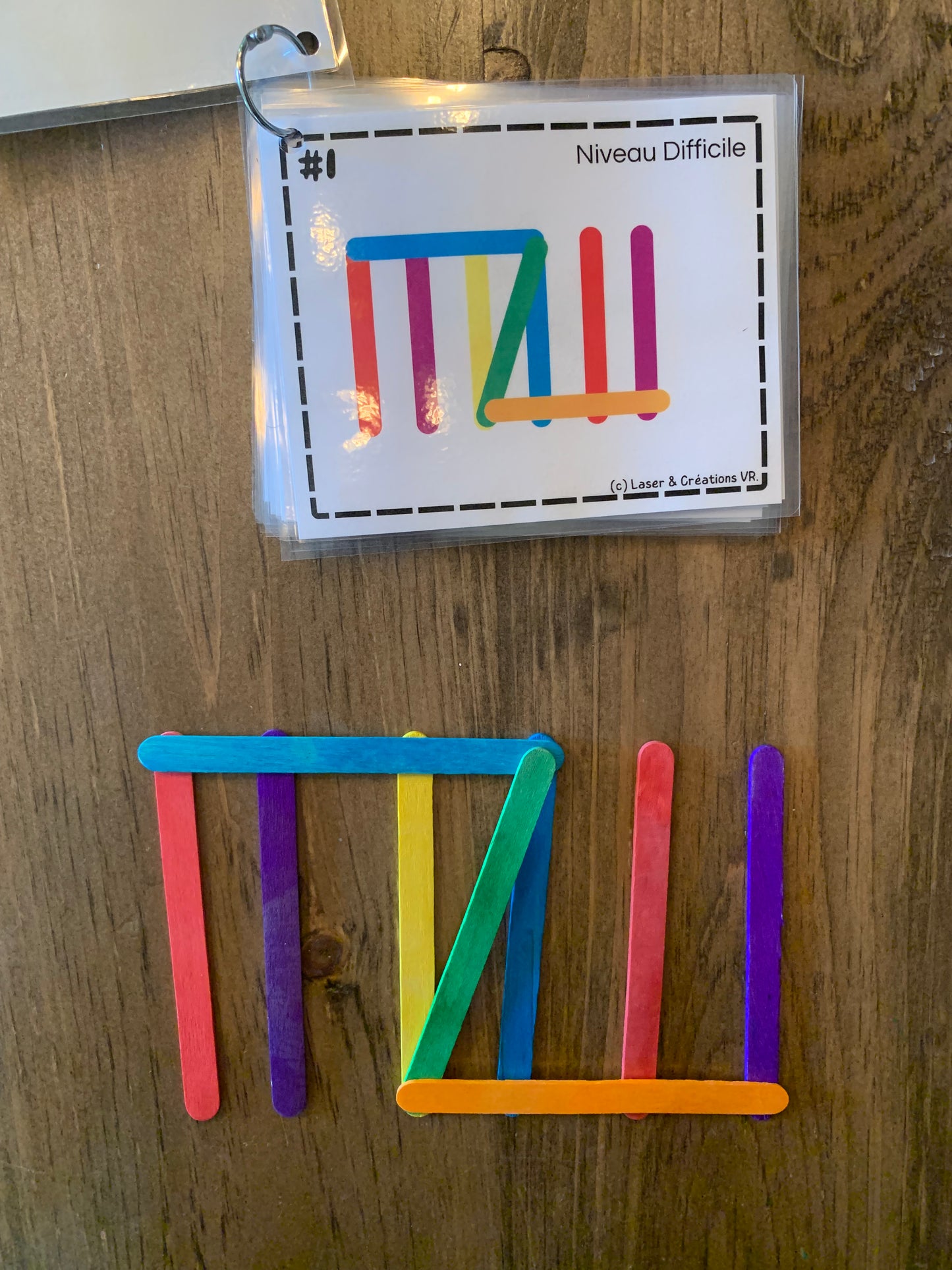 Activité : Les bâtons colorés