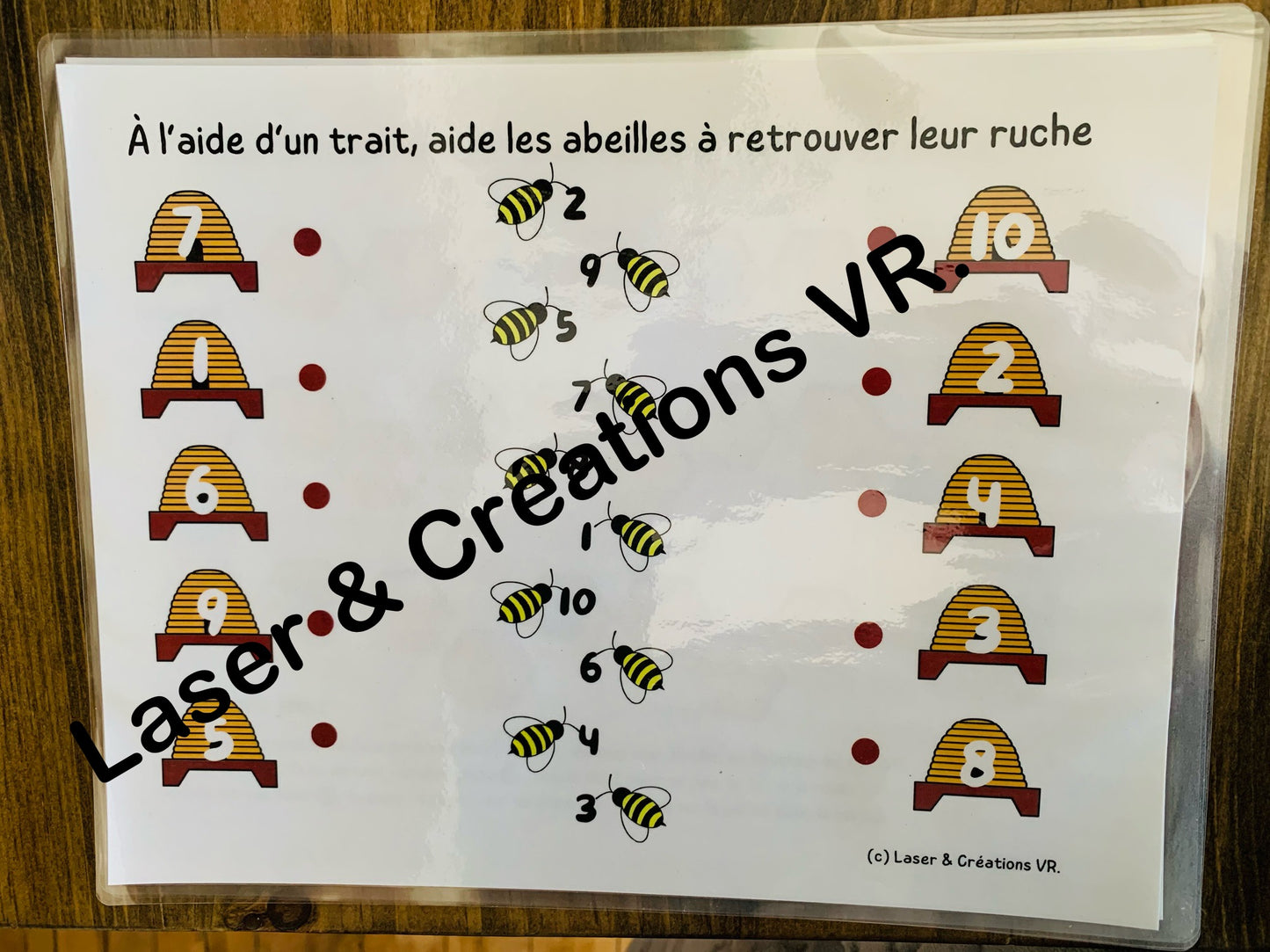 Bac sensoriel : Les abeilles