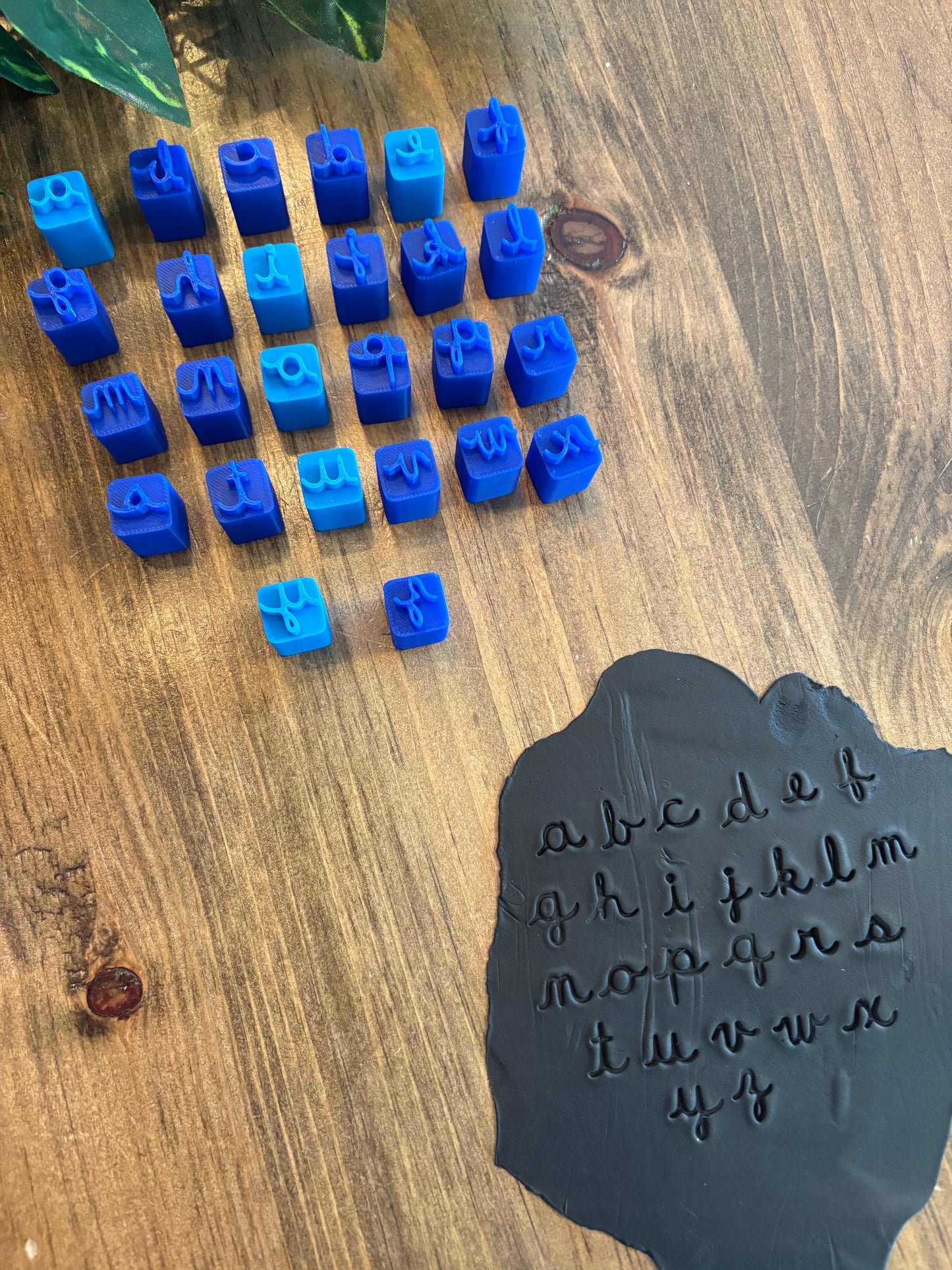 Alphabet pour pâte à modeler