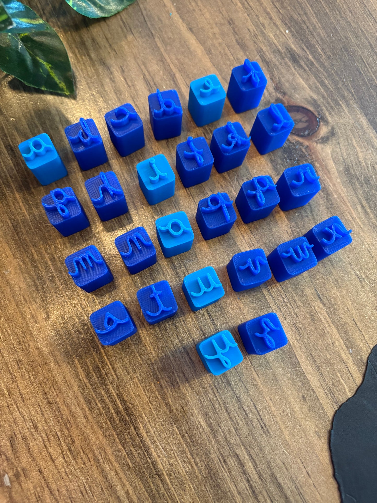 Alphabet pour pâte à modeler