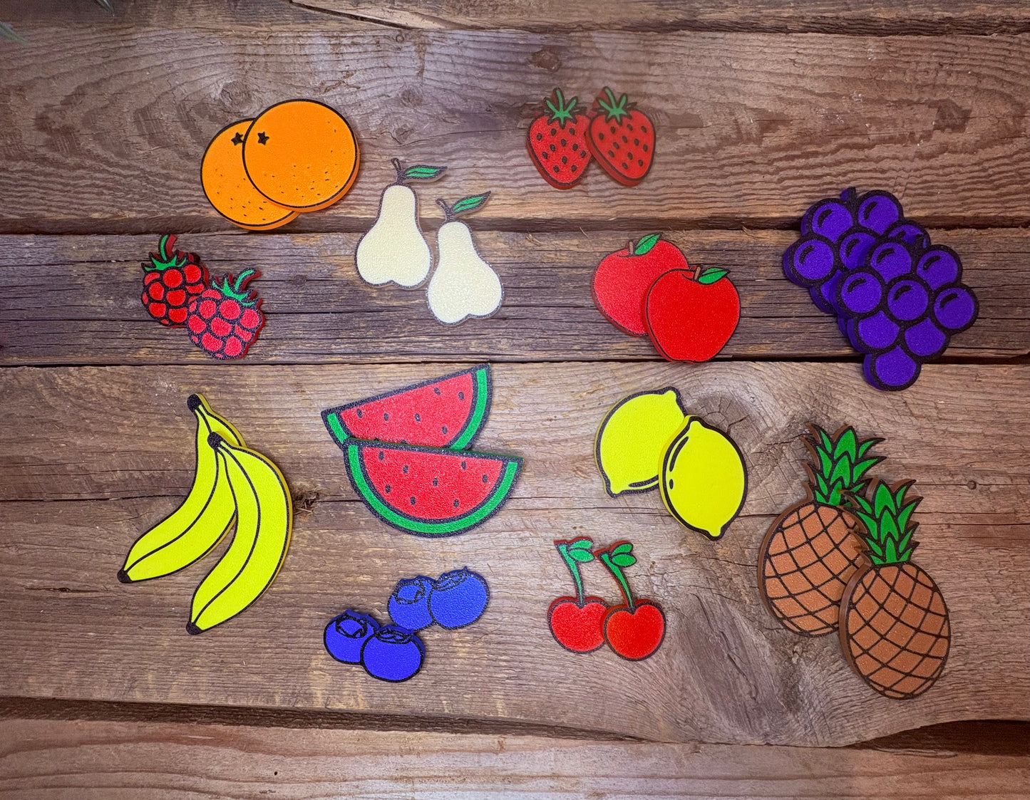 Lot de fruits et de légumes