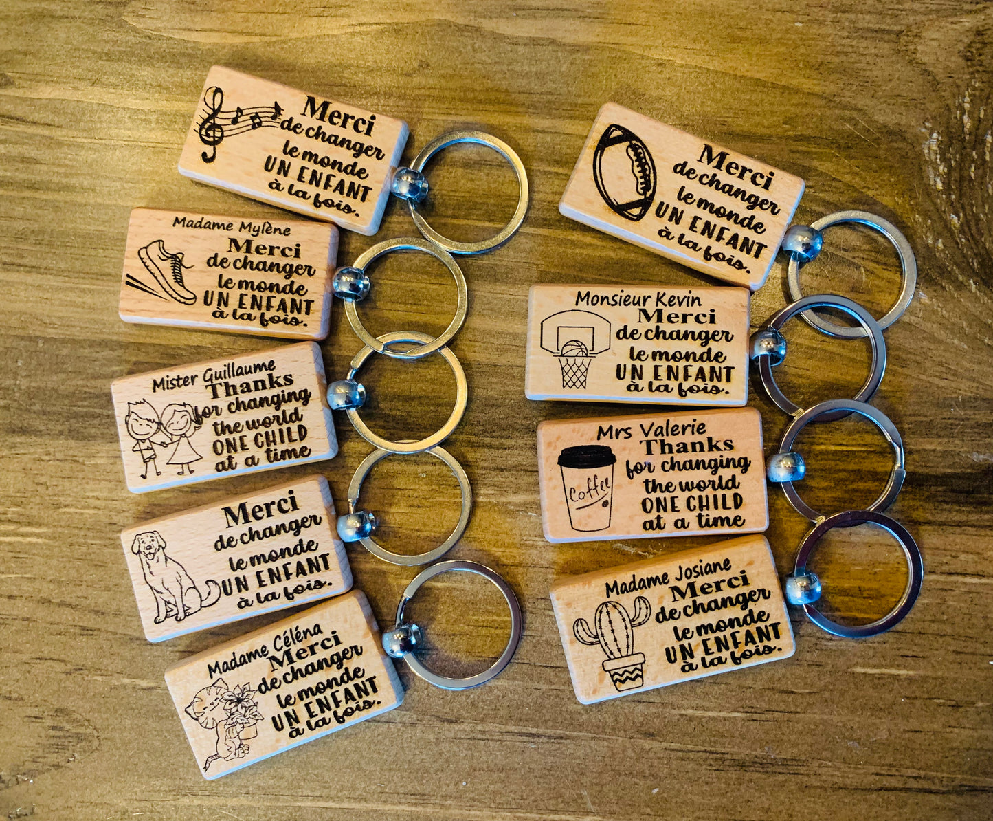 Porte-clés personnalisé