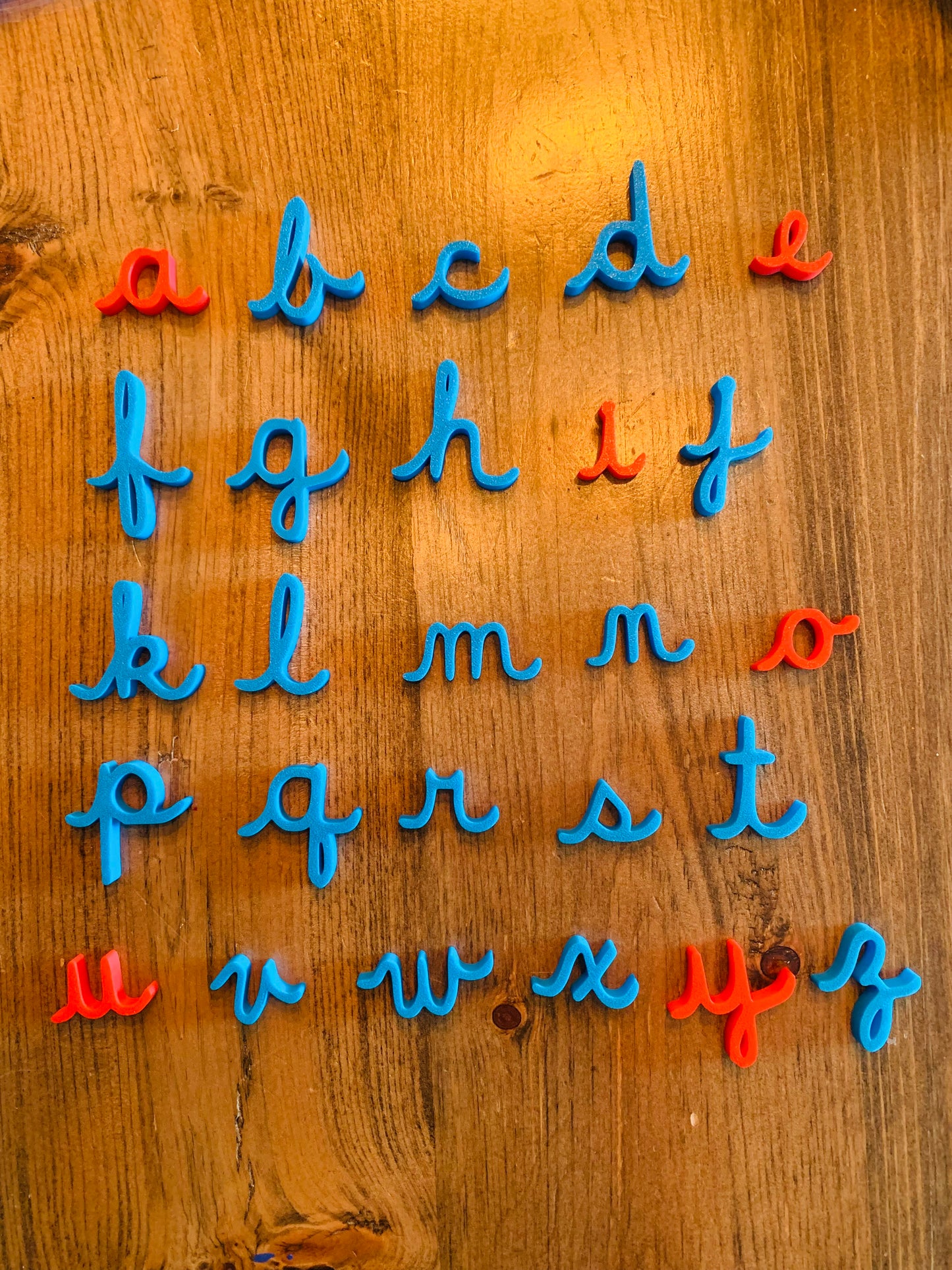 Grandes lettres de l’alphabet en 3D
