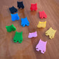 Ensemble (7 pcs) de monstres pour pâte à modeler