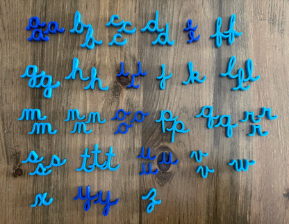 Grandes lettres de l’alphabet en 3D