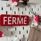 Affichette décorative pour coin symbolique