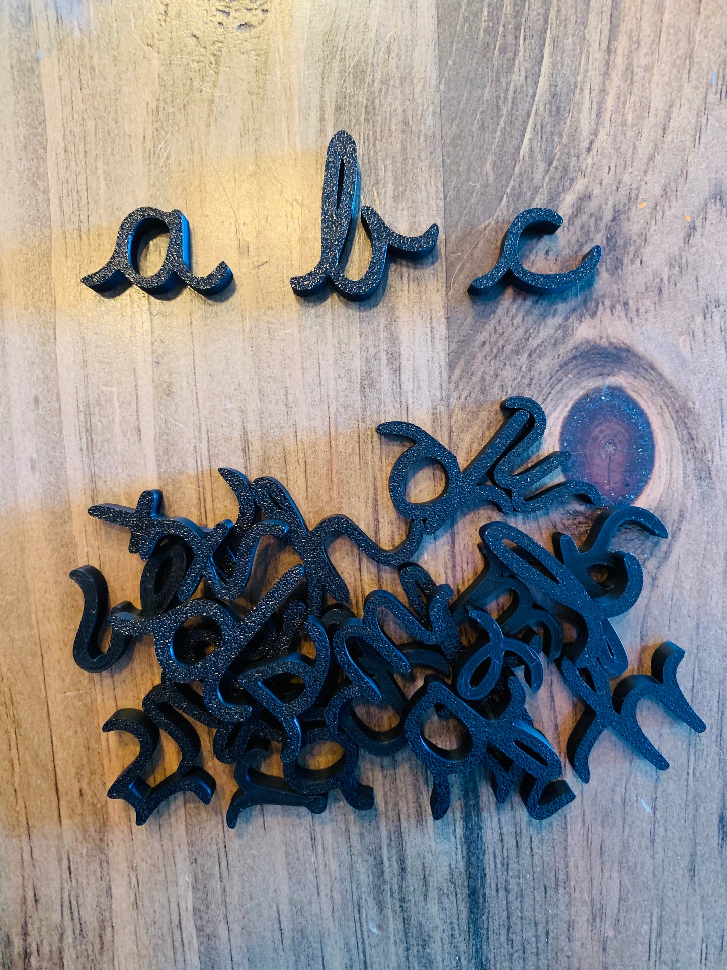 Grandes lettres de l’alphabet en 3D