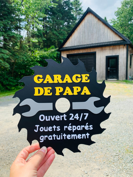 Pancarte GARAGE DE...