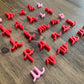 Minis alphabets et chiffres 3D pour bac sensoriel