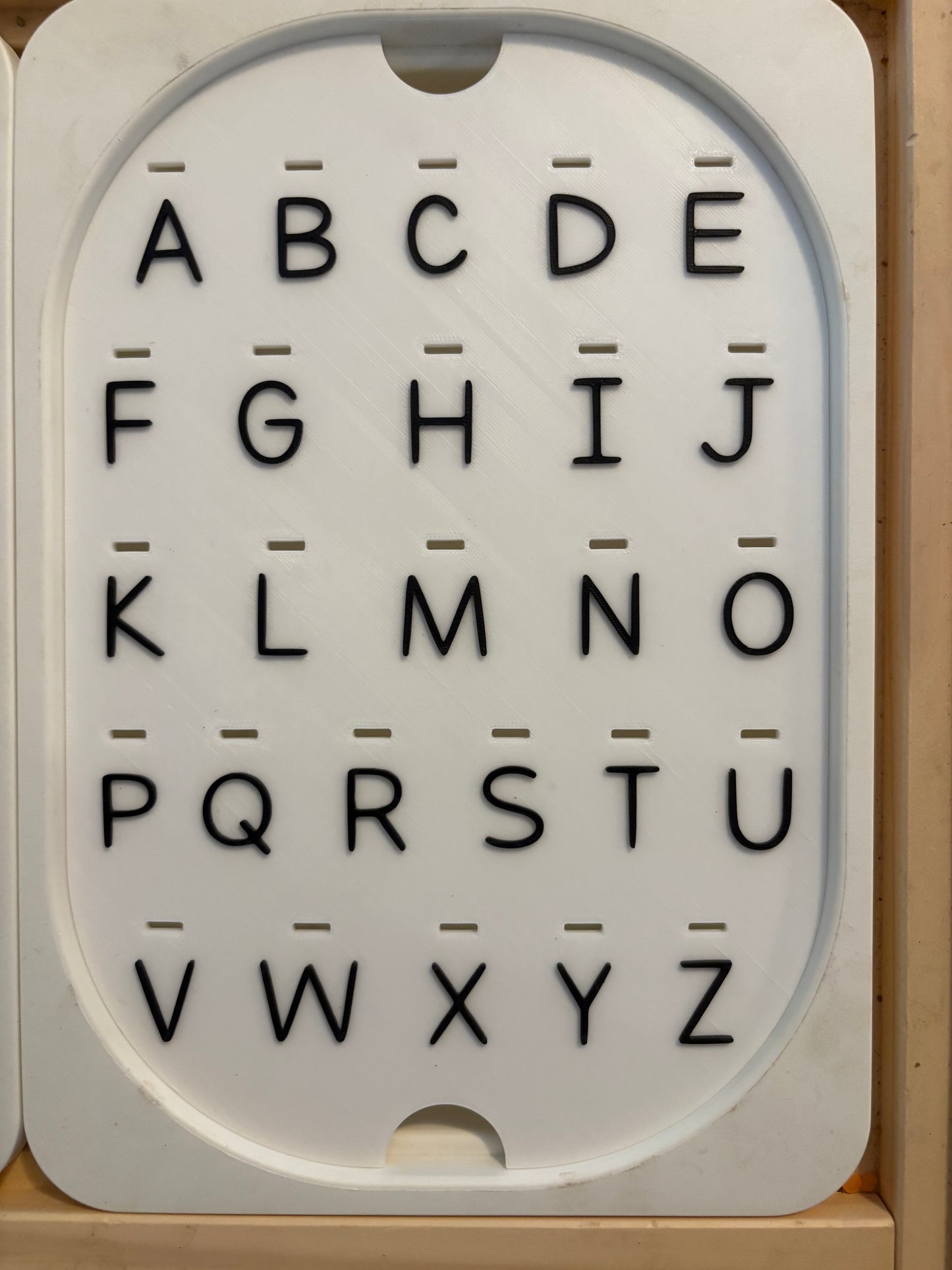 Alphabets - insert Trofast