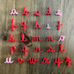 Minis alphabets et chiffres 3D pour bac sensoriel