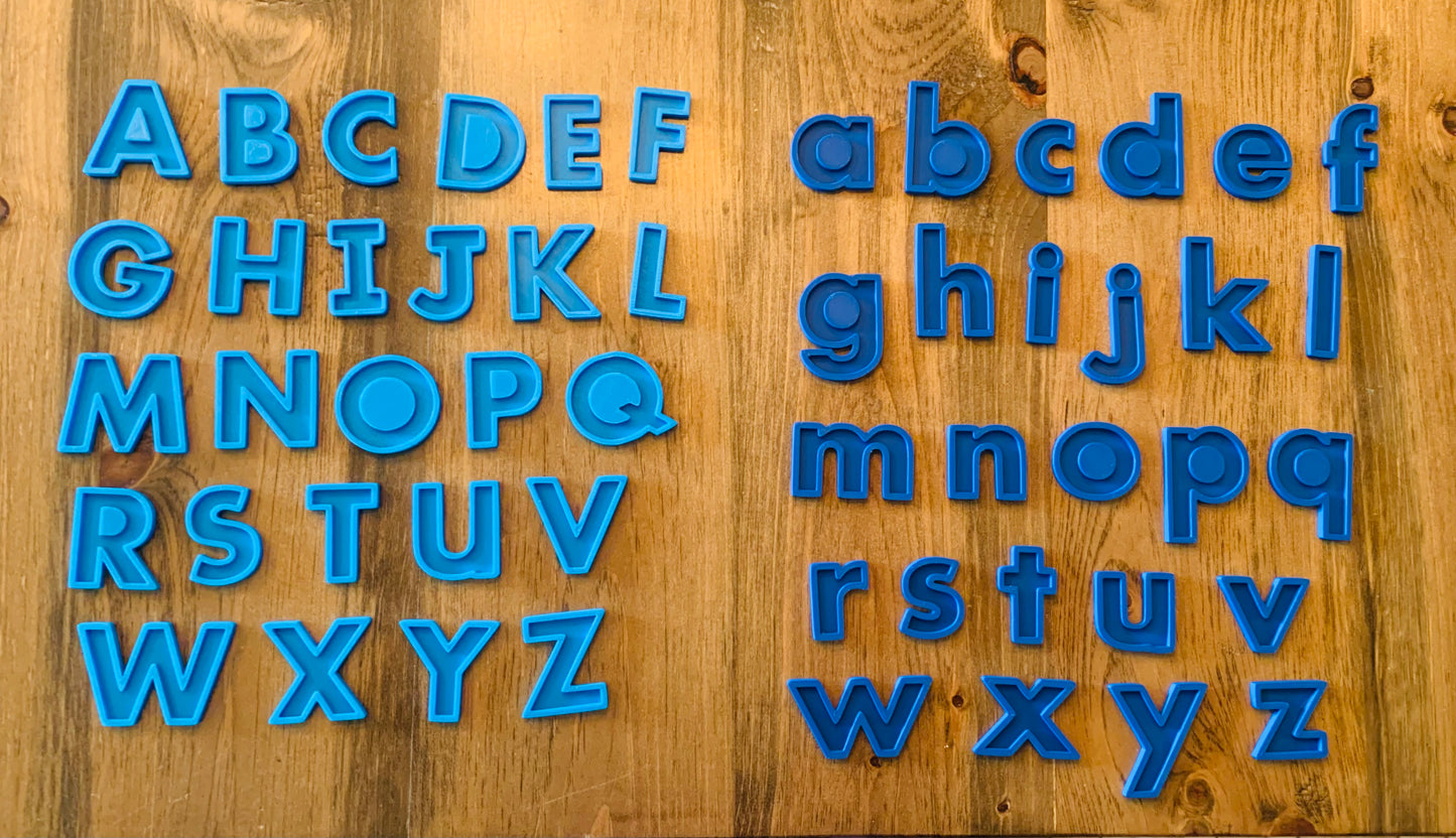L’alphabet sensoriel à remplir
