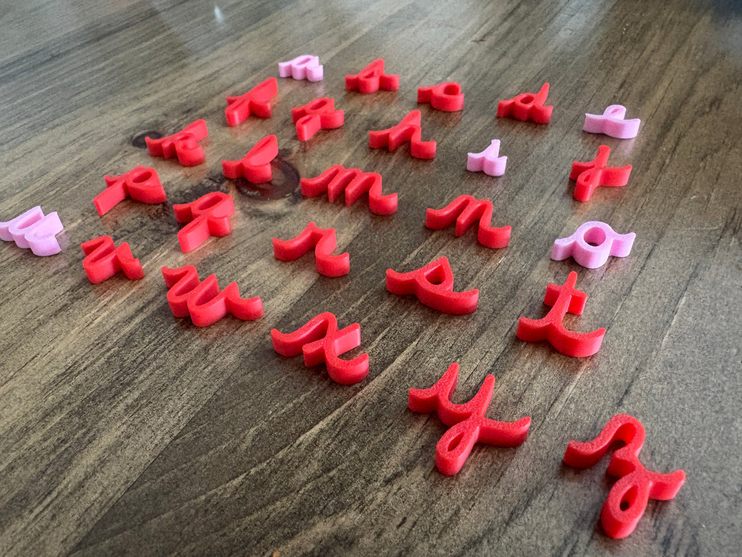Minis alphabets et chiffres 3D pour bac sensoriel