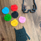 Ensemble (7 pcs) de monstres pour pâte à modeler