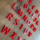 Minis alphabets et chiffres 3D pour bac sensoriel