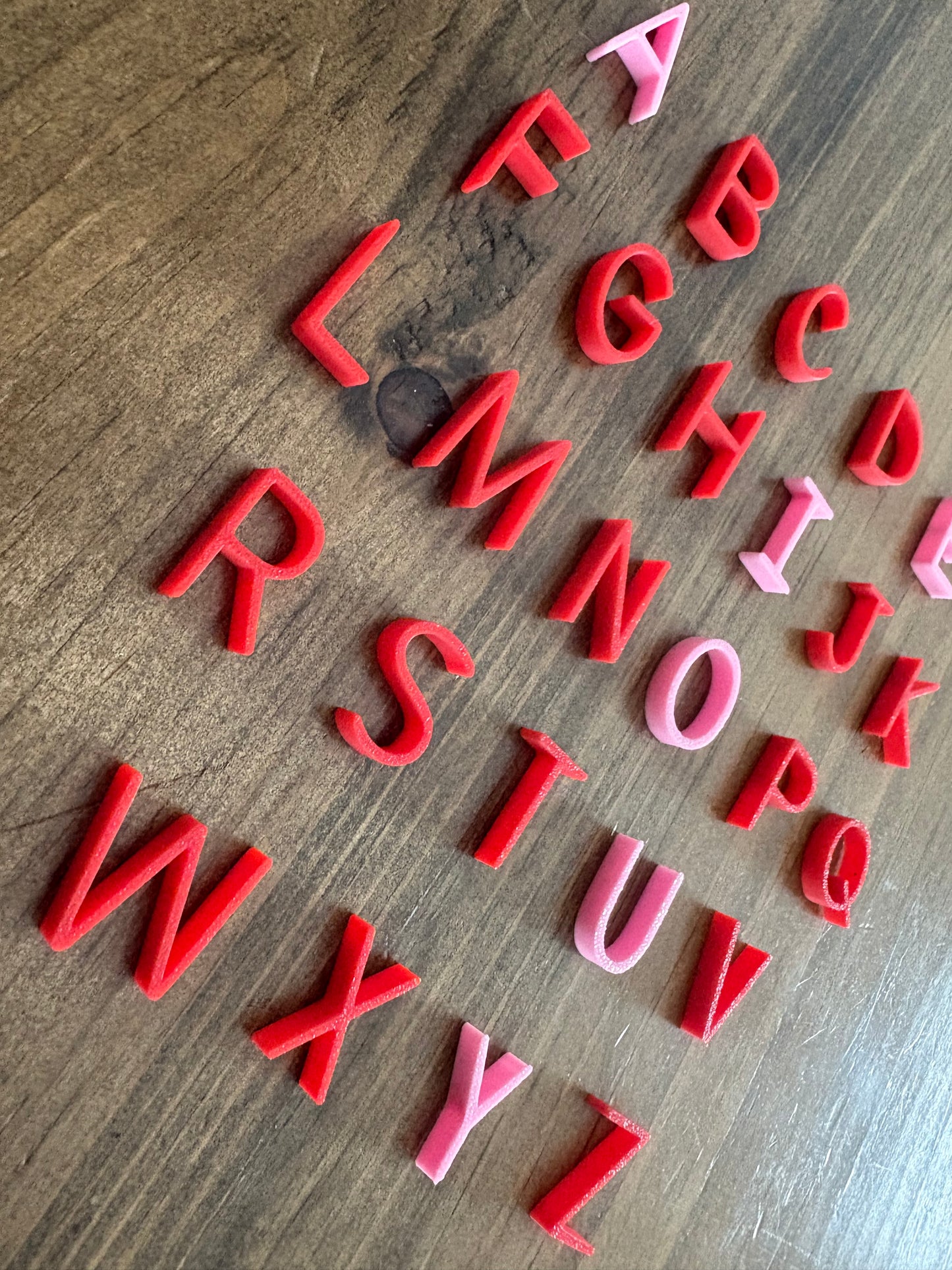 Minis alphabets et chiffres 3D pour bac sensoriel