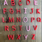Minis alphabets et chiffres 3D pour bac sensoriel