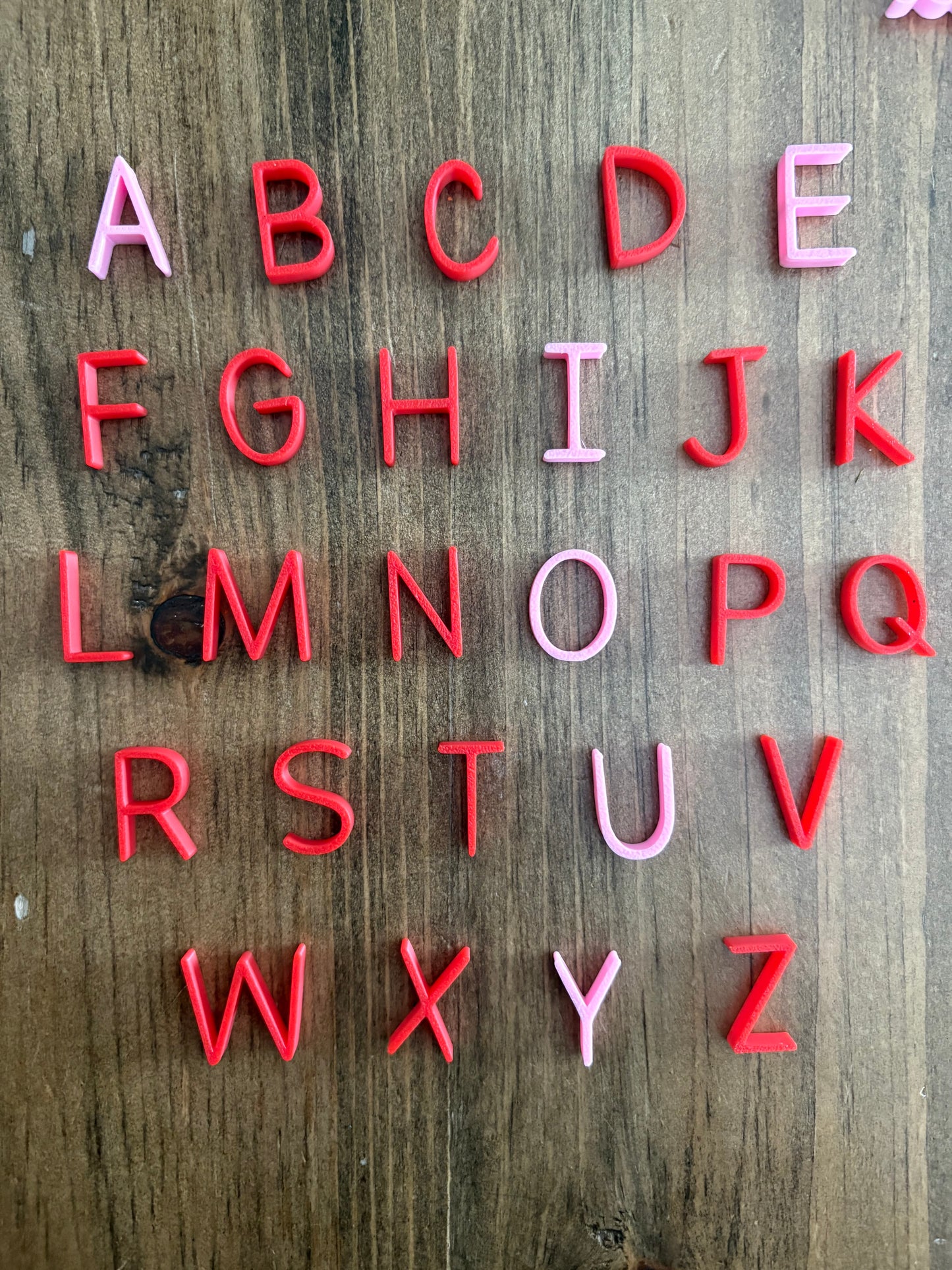 Minis alphabets et chiffres 3D pour bac sensoriel