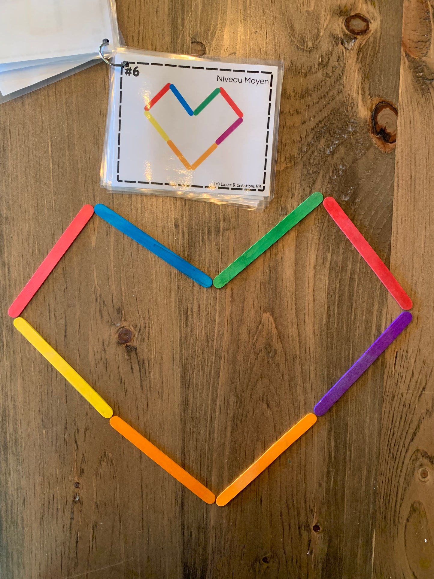 Activité : Les bâtons colorés