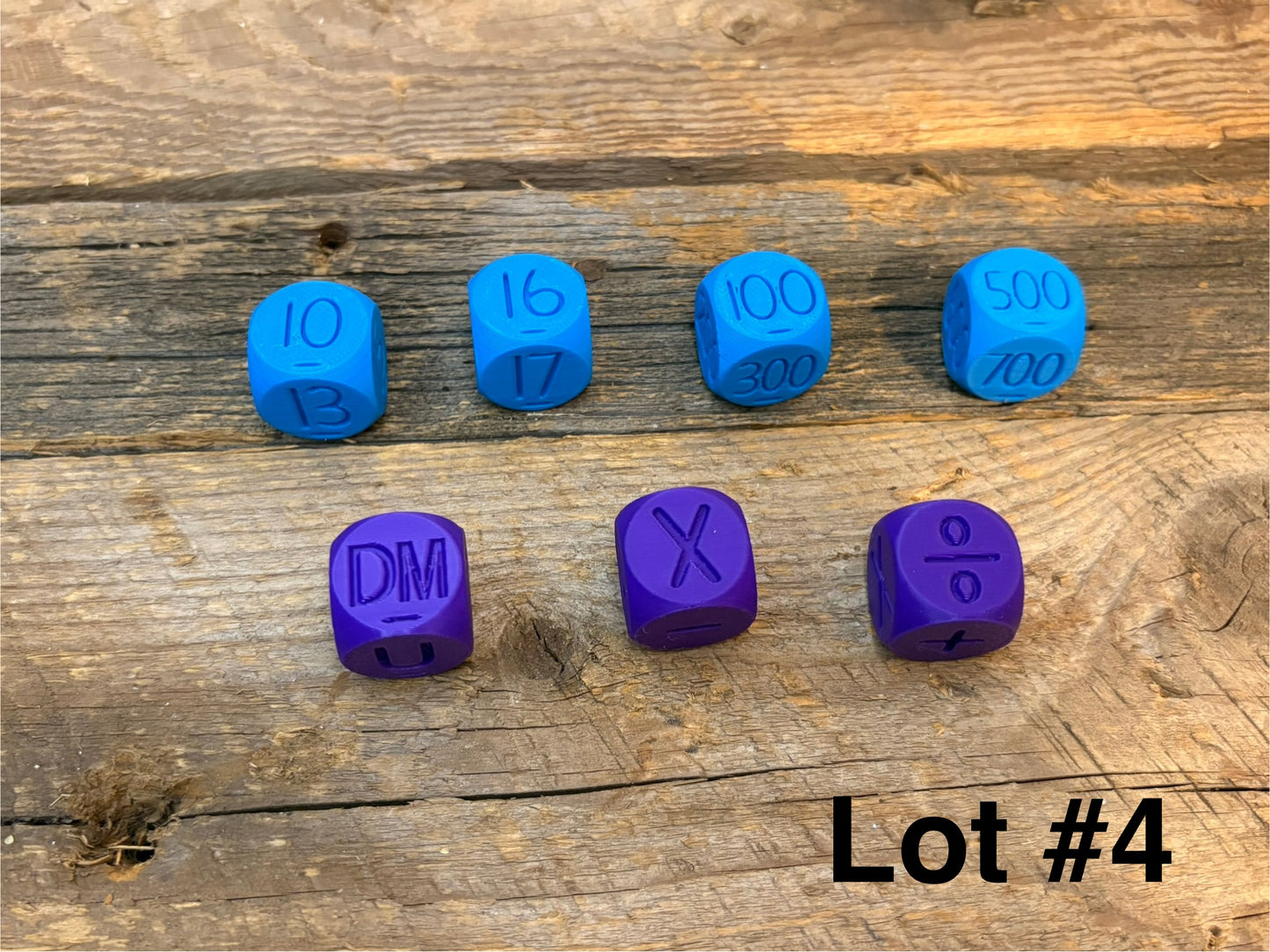 Les dés d’apprentissage (maths)