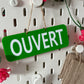 Affichette décorative pour coin symbolique