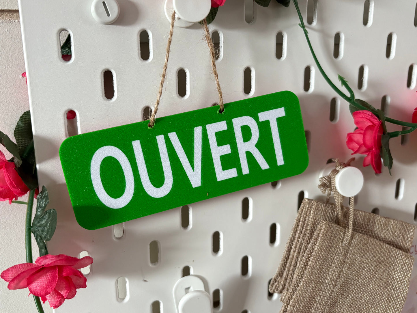 Affichette décorative pour coin symbolique