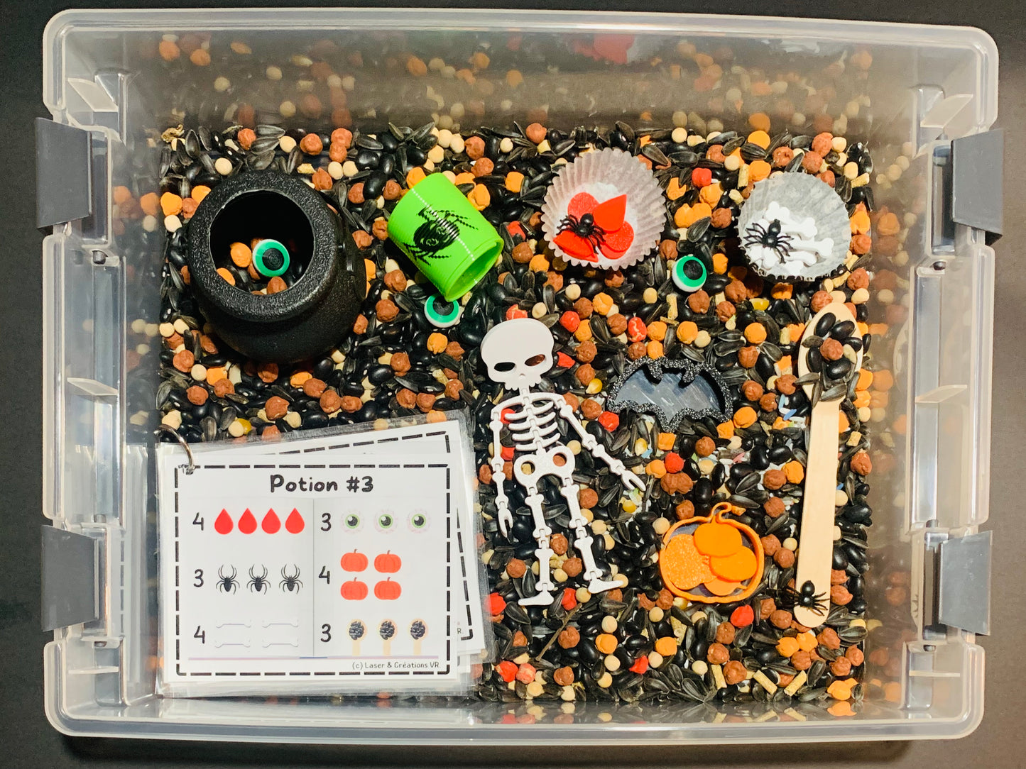 Bac sensoriel : Halloween