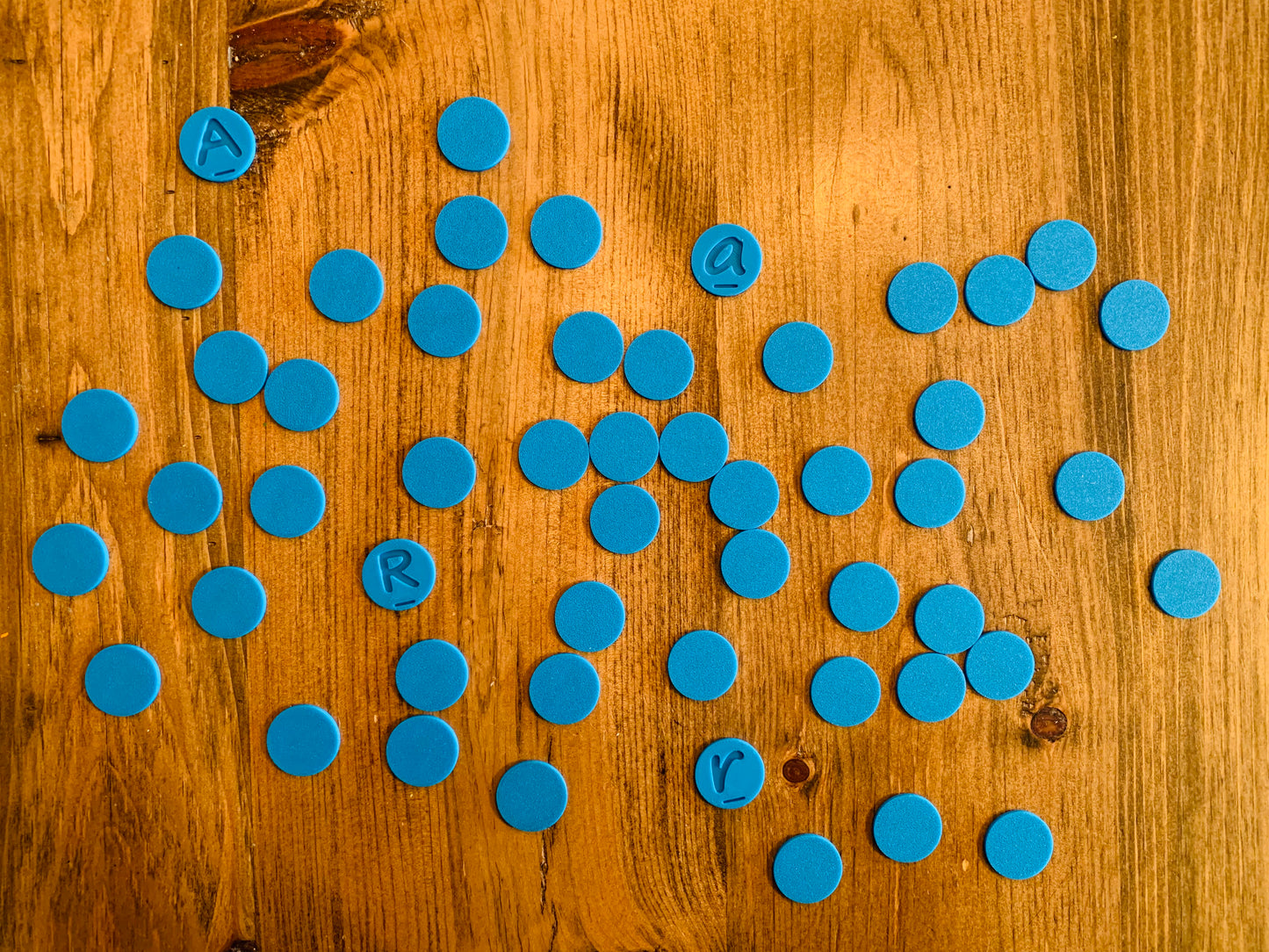 Les pièces de l’alphabet