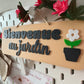 Affichette décorative pour coin symbolique