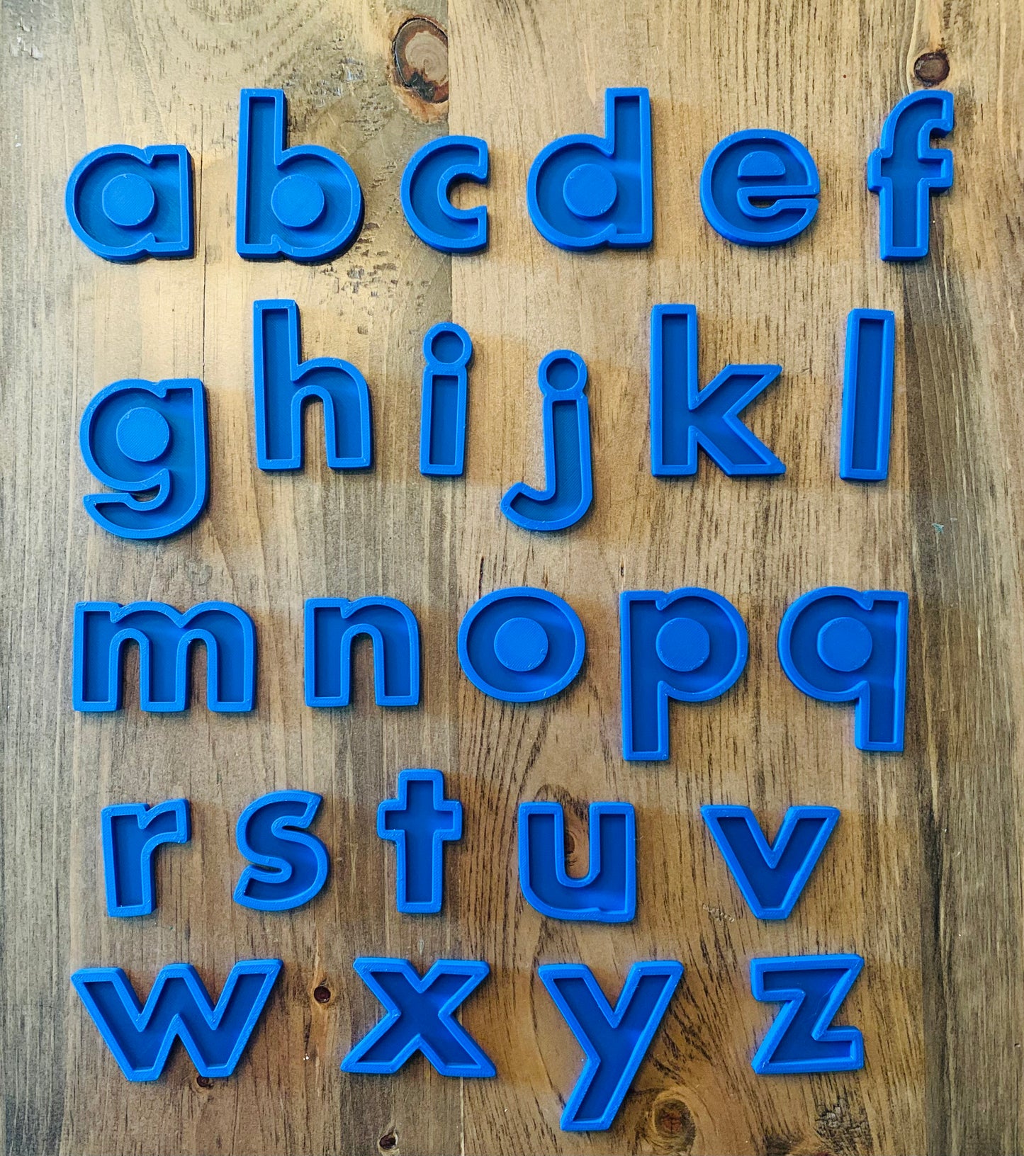 L’alphabet sensoriel à remplir