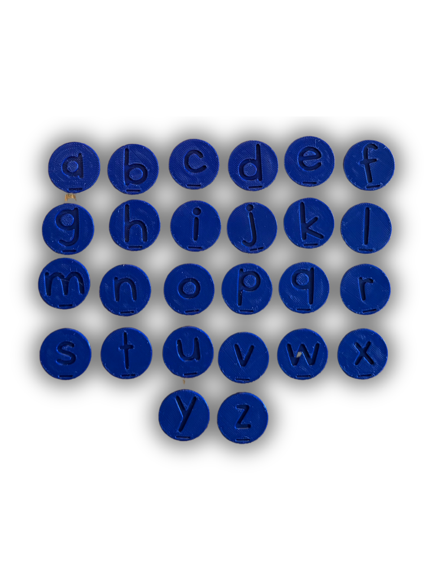Les pièces de l’alphabet