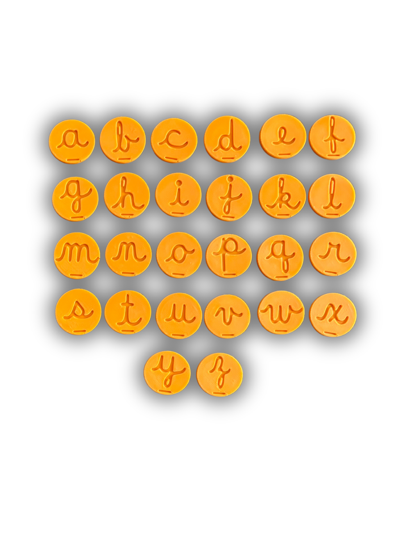 Les pièces de l’alphabet