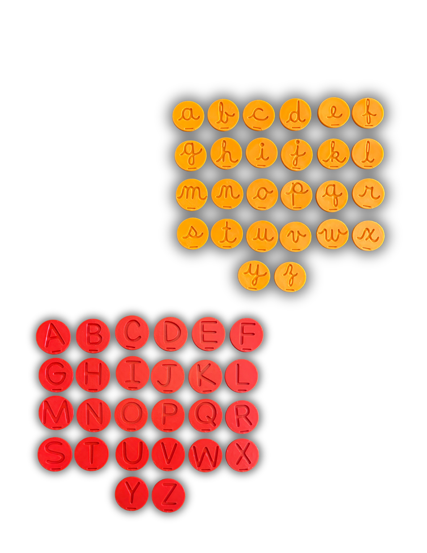 Les pièces de l’alphabet