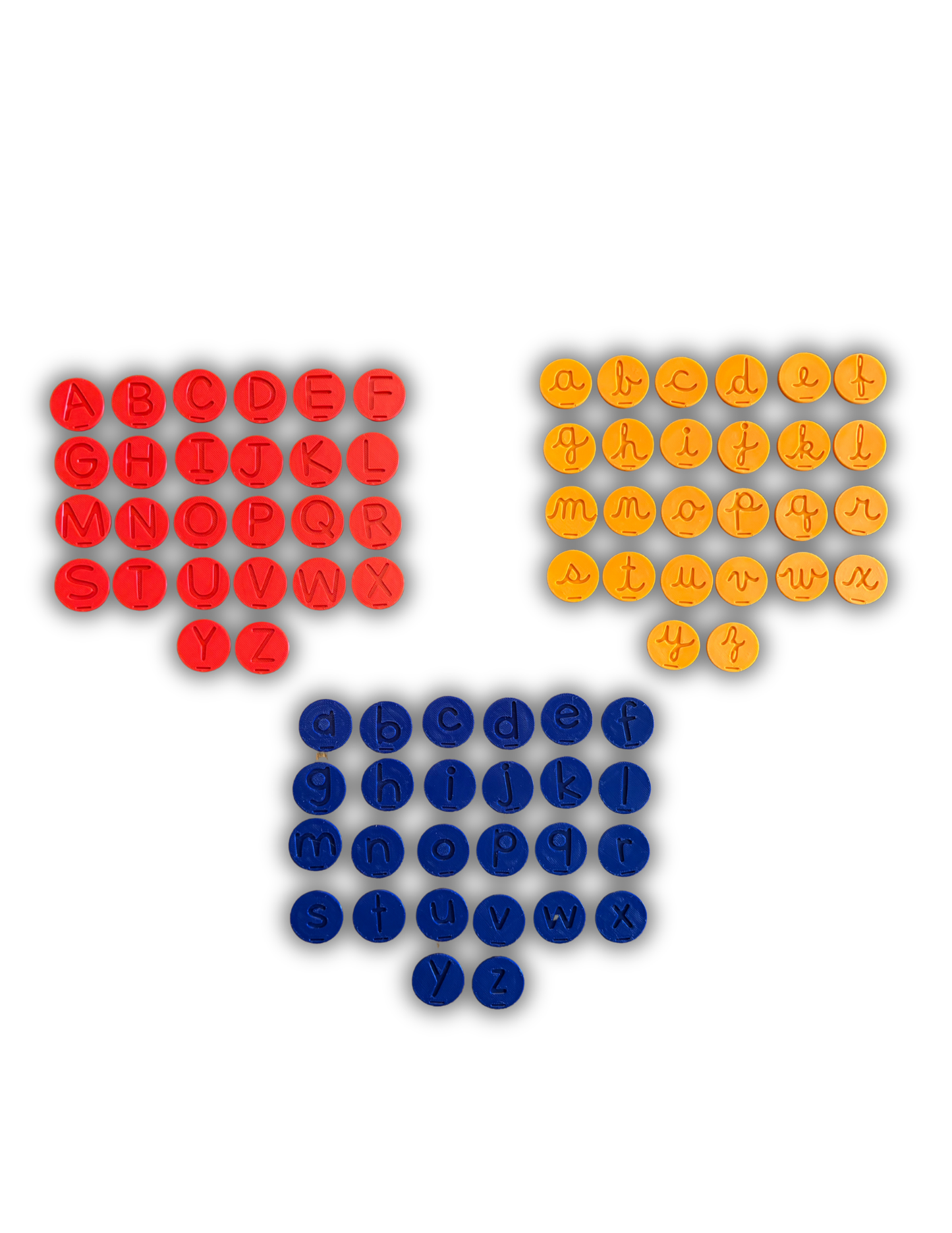 Les pièces de l’alphabet