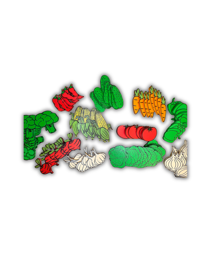 Lot de fruits et de légumes