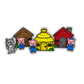 Figurines des 3 petits cochons
