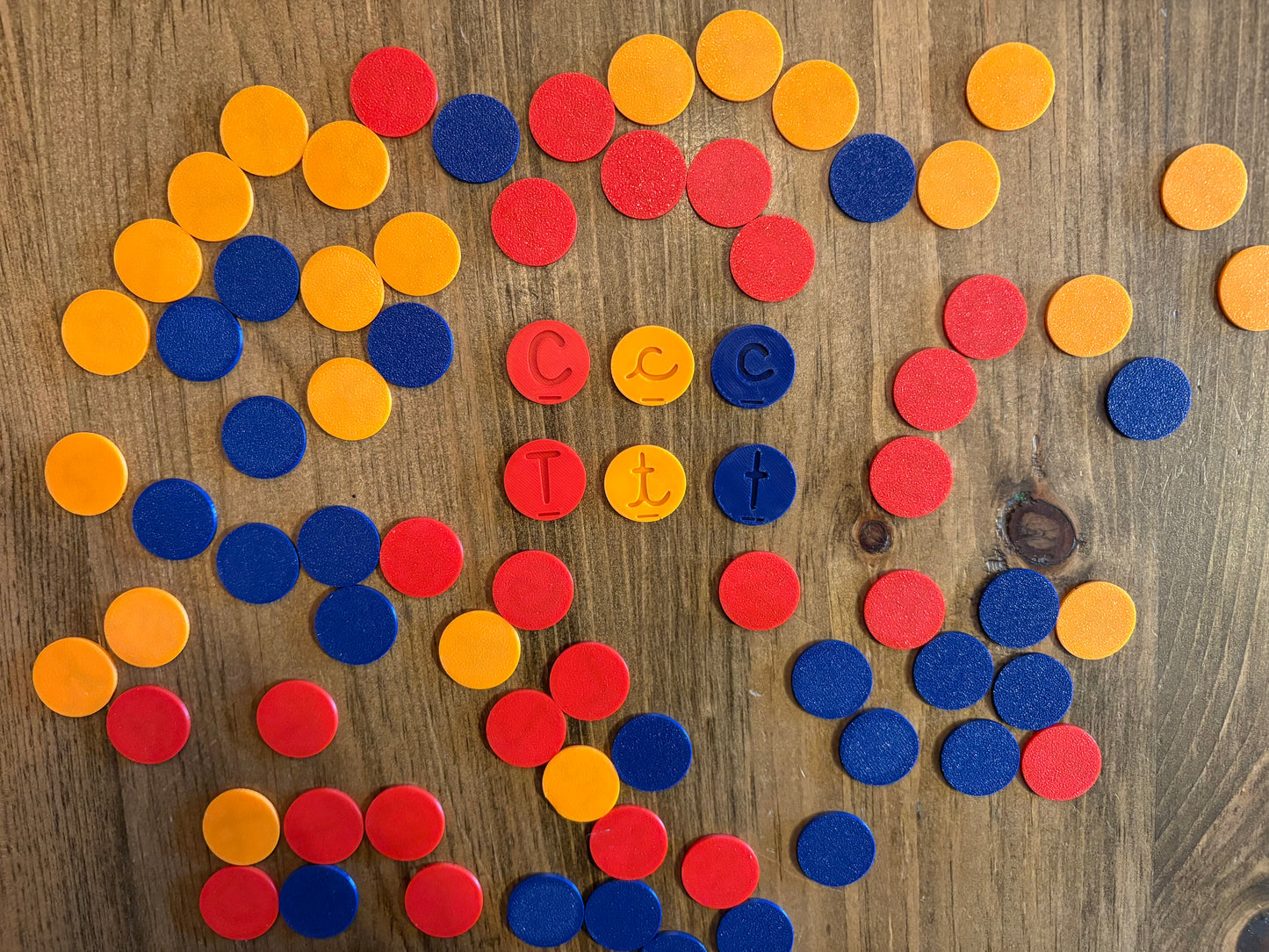 Les pièces de l’alphabet