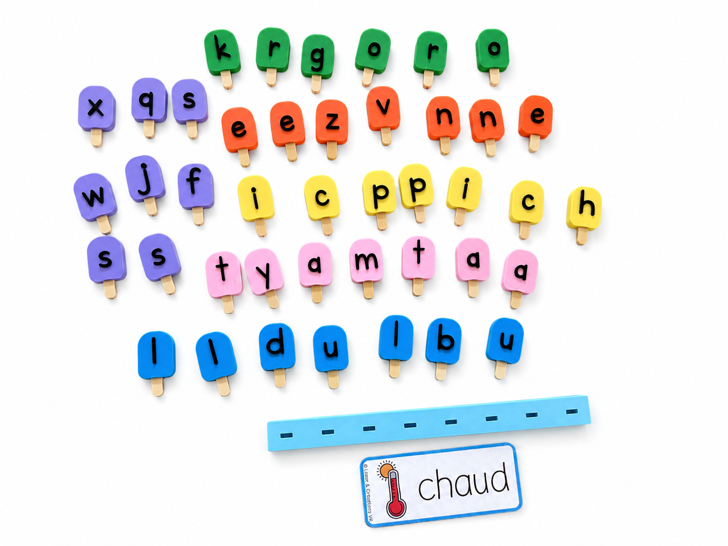 Activité : Les mots glacés