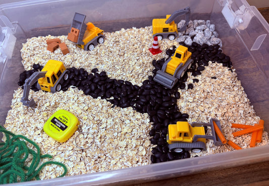 Bac sensoriel : La construction
