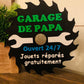 Pancarte GARAGE DE...