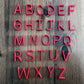 Grandes lettres de l’alphabet en 3D