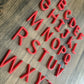 Grandes lettres de l’alphabet en 3D