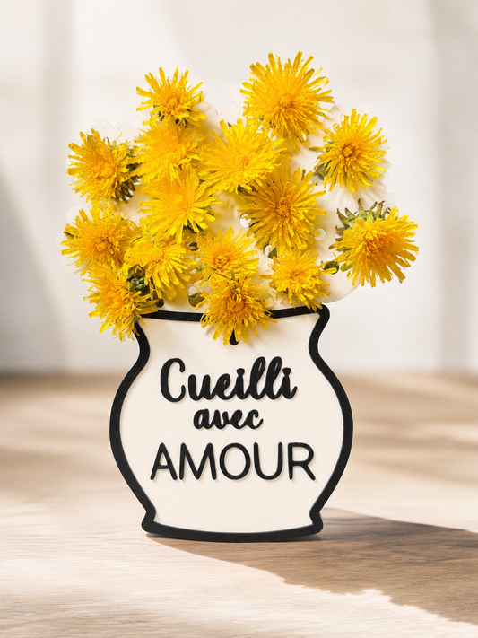 Vase pour cueillette de fleurs