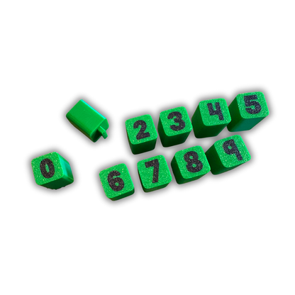 Chiffres pour pâte à modeler