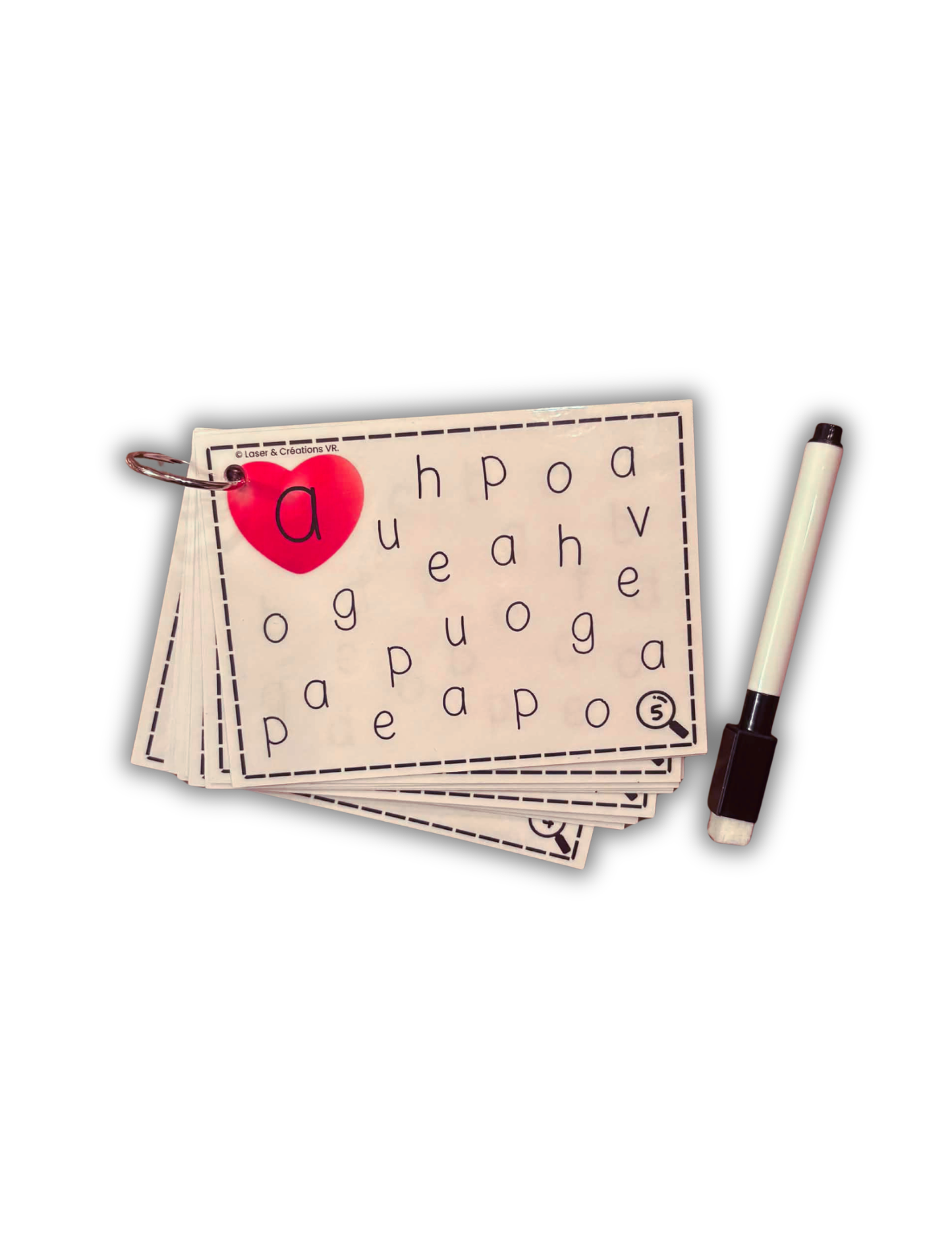 PDF - Alphabets à trouver (thème coeur)